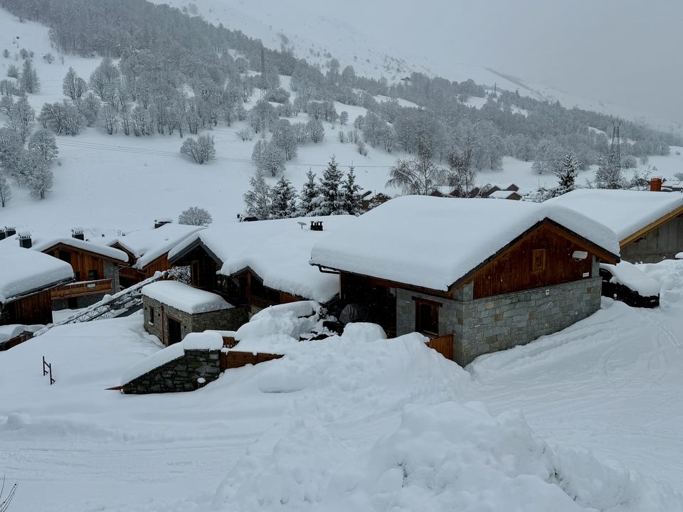 Chalet Gabriel after a heavy snowfall.